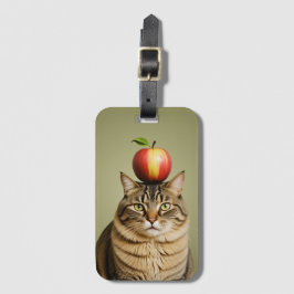 Etiqueta Para Maletas Apple Cat