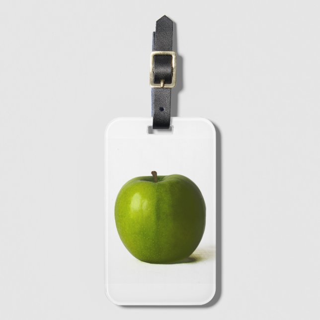 Etiqueta Para Maletas Apple verde bc ltcnm (Anverso vertical)