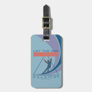 Etiqueta Para Maletas Aquaman Que el mar te libere