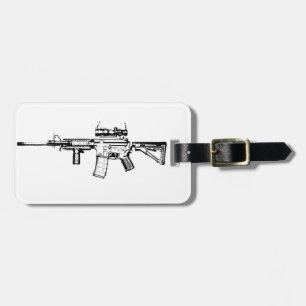 ETIQUETA PARA MALETAS AR15