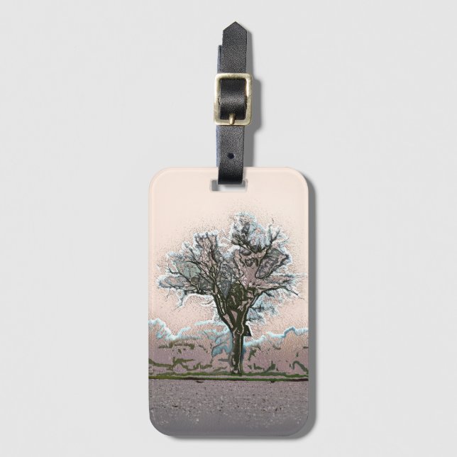 ETIQUETA PARA MALETAS ÁRBOL (Anverso vertical)