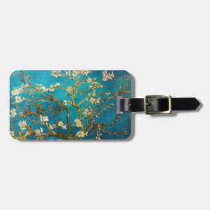 Etiqueta Para Maletas Árbol de almendra floreciente de Van Gogh