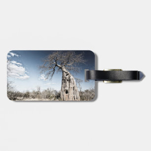 Etiqueta Para Maletas Árbol de baobab en el Parque Nacional de las Pisci