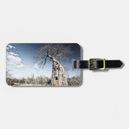 Etiqueta Para Maletas Árbol de baobab en el Parque Nacional de Mana Pool