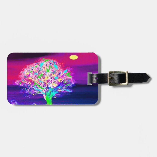 Etiqueta Para Maletas Árbol de incendios (Frente Horizontal)