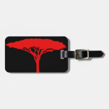 Árbol de paraguas rojo personalizado