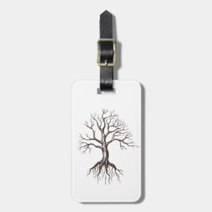 Etiqueta Para Maletas Árbol desnudo