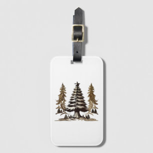 Etiqueta Para Maletas Árbol Mágico