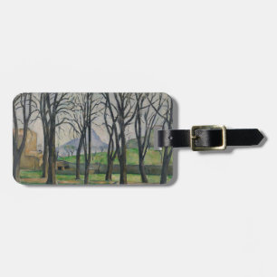 Etiqueta Para Maletas Árboles de castaña de Paul Cezanne el en Jas de