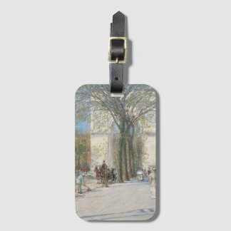 Etiqueta Para Maletas Arco de Washington, primavera por Frederick Childe