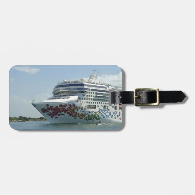 Etiqueta Para Maletas Arco tachonado gema Prsonalized (Frente Horizontal)