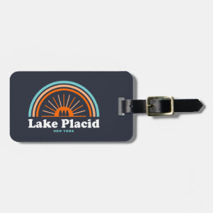 Etiqueta Para Maletas Arcoiris de Lake Placid Nueva York