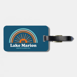Etiqueta Para Maletas Arcoiris del lago Marion de Carolina del Sur