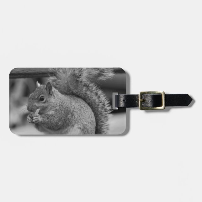 Etiqueta Para Maletas Ardilla (Frente Horizontal)