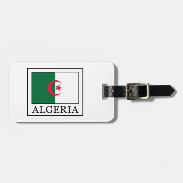 Etiqueta Para Maletas Argelia (Frente Horizontal)