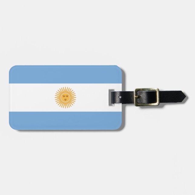 Etiqueta Para Maletas Argentina (Frente Horizontal)
