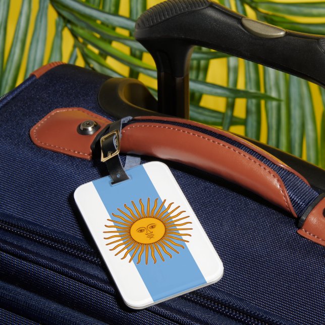 Etiqueta Para Maletas Argentina (Anverso In situ 1)