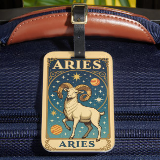 Etiqueta Para Maletas Aries