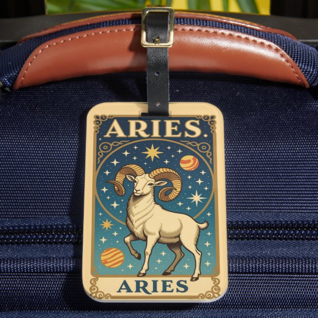 Etiqueta Para Maletas Aries (Anverso In situ 2)