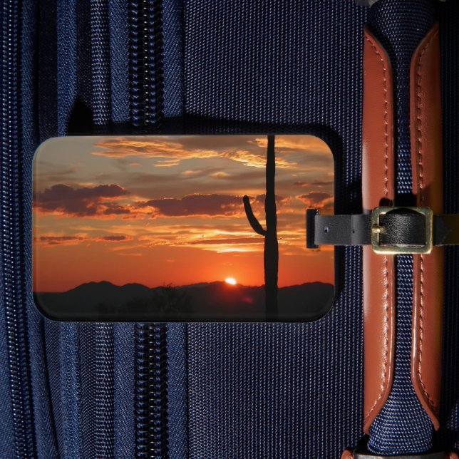 Etiqueta Para Maletas Arizona Sunset (Anverso In Situ 4)