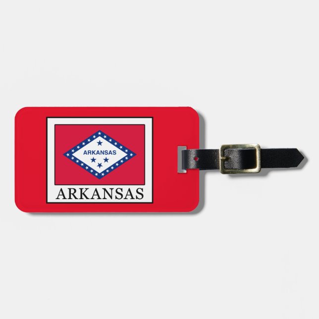 Etiqueta Para Maletas Arkansas (Frente Horizontal)