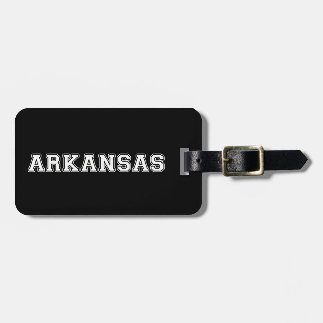 Etiqueta Para Maletas Arkansas (Frente Horizontal)