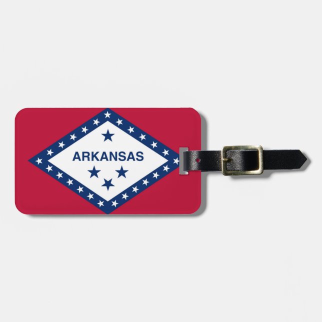 Etiqueta Para Maletas Arkansas (Frente Horizontal)