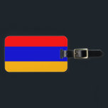 Etiqueta Para Maletas Armenia<br><div class="desc">Bandera de Armenia</div>