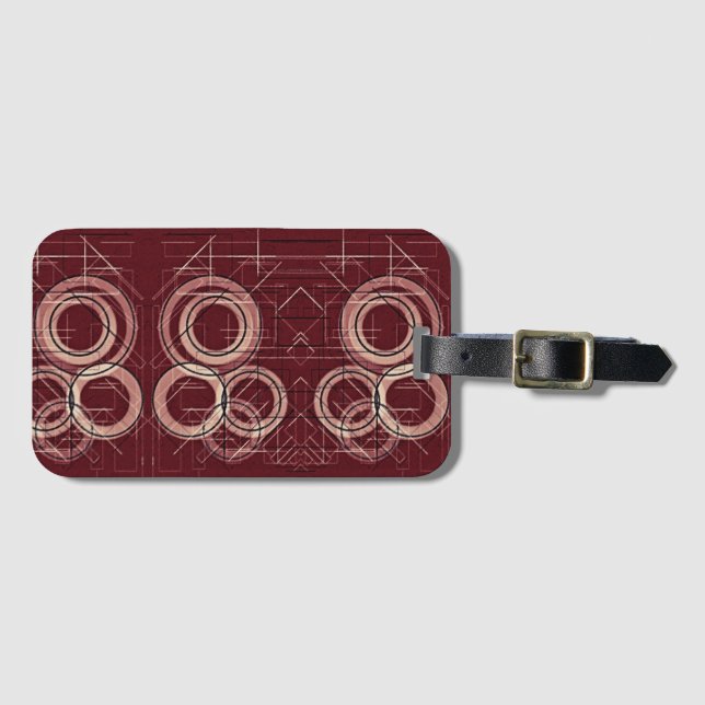 Etiqueta Para Maletas Arquitectura (Anverso horizontal)