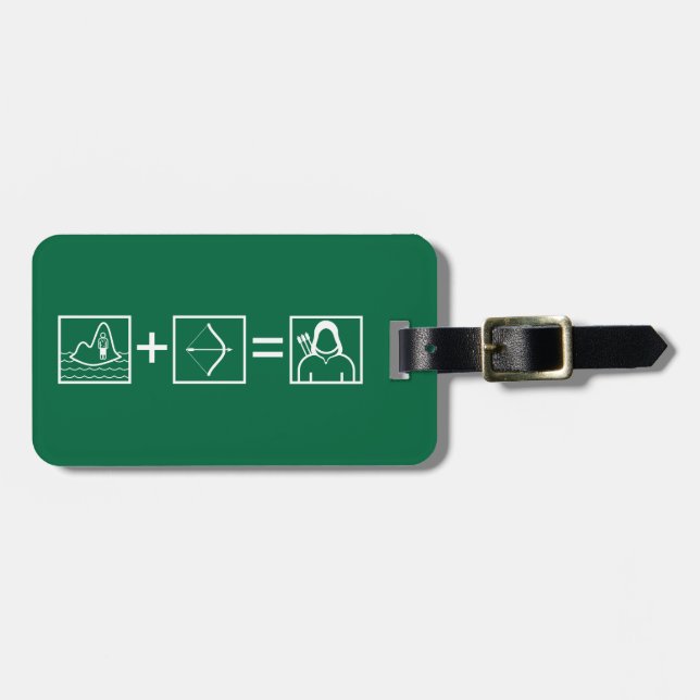 Etiqueta Para Maletas Arrow | Green Arrow Equation (Frente Horizontal)