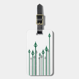 Etiqueta Para Maletas Arrow   Vertical Arrows Graphic