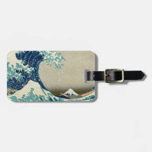Etiqueta Para Maletas Arte asiático - la gran onda de Kanagawa