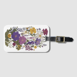 Etiqueta Para Maletas Arte botánico