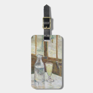 Etiqueta Para Maletas Arte Clásico de Van Gogh Café de París Absenta