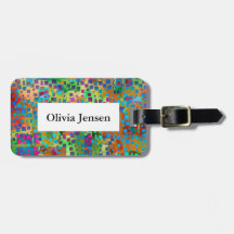 Arte cuadrado colorido de Digitaces del extracto