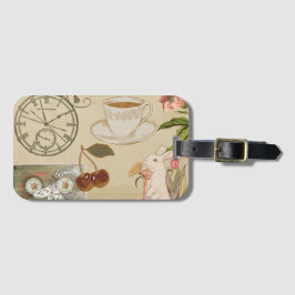 Etiqueta Para Maletas Arte De Collage Vintage