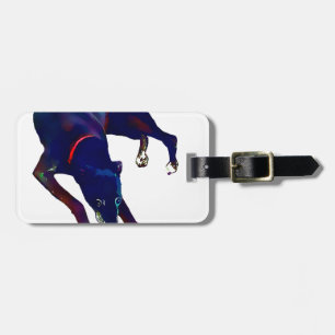 Etiqueta Para Maletas Arte de Greyhound