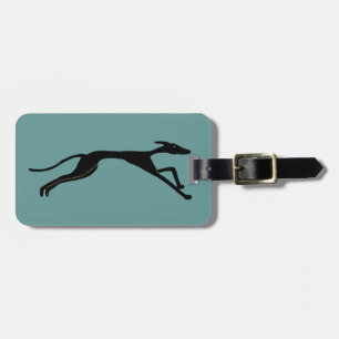 Etiqueta Para Maletas Arte de las Carreras del galgo