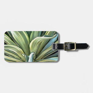 Etiqueta Para Maletas Arte de realismo agave tropical