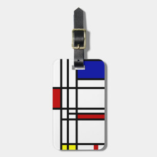 Etiqueta Para Maletas Arte moderno de Mondrian