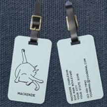 Arte personalizado de líneas de humor de gato dive