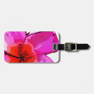 Etiqueta Para Maletas Arte pop del Frangipani