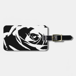 Etiqueta Para Maletas Arte Rosa posterizado