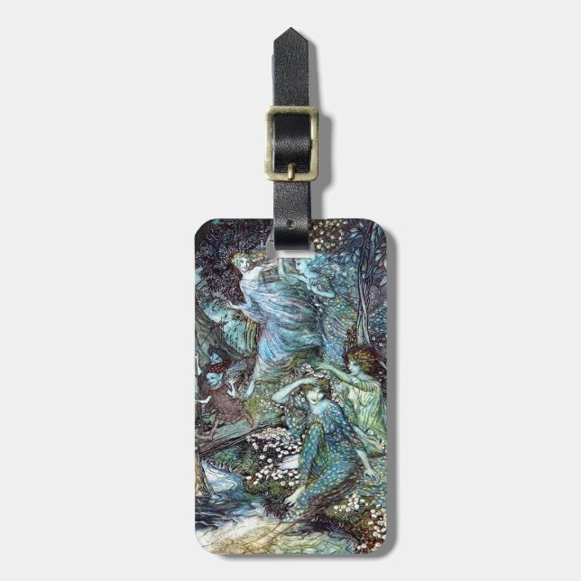 Etiqueta Para Maletas Arthur rackham (Frente Vertical)