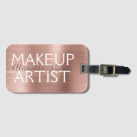 Artista de maquillaje Metalizado cepillado de oro 