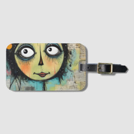 Etiqueta Para Maletas ArtLady 22 Encantador y afligido