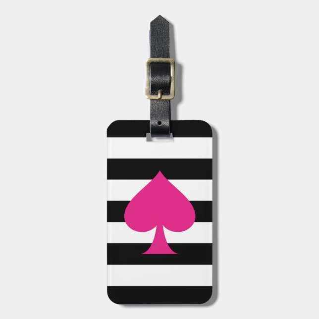 Etiqueta Para Maletas As rosa de espadas (Frente Vertical)