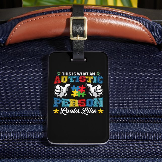 Etiqueta Para Maletas Así Se Ve Un Autismo (Anverso In situ 2)
