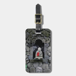 Etiqueta Para Maletas Asia, Indonesia, Bali. Un santuario de Buda