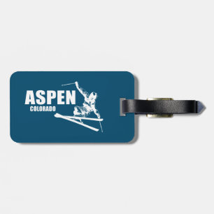 Etiqueta Para Maletas Aspen Colorado Skier